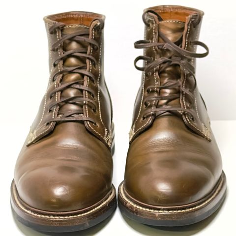 View photo of Caswell Boot Company Lisbon II in Horween Olive Chromexcel