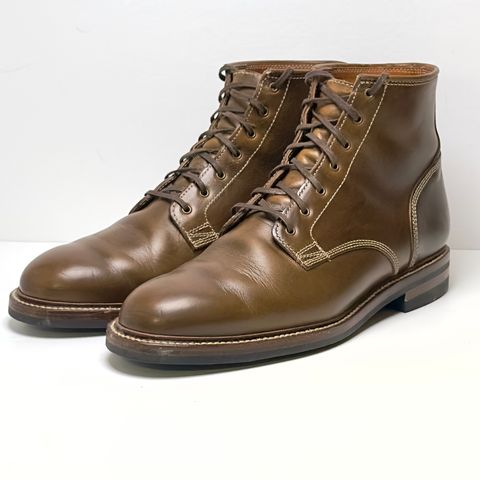 View photo of Caswell Boot Company Lisbon II in Horween Olive Chromexcel