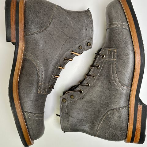 View photo of Truman Service Boot in C.F. Stead Winter Smoke Waxy Mohawk