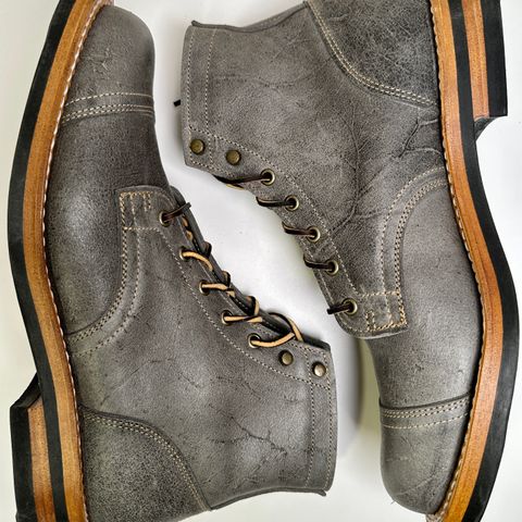 View photo of Truman Service Boot in C.F. Stead Winter Smoke Waxy Mohawk