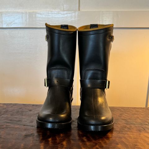 Role Club Engineer Boots in Horween Black Chromexcel Horsehide