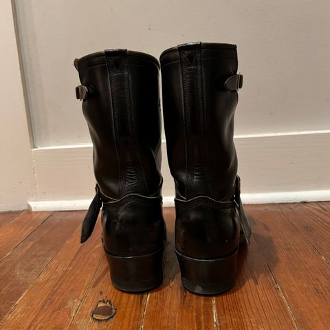 Role Club Engineer Boots in Horween Black Chromexcel Horsehide