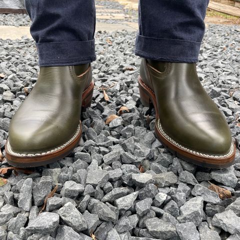 Wesco Morrison in Horween Olive Chromexcel