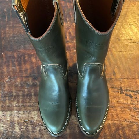 Wesco Morrison in Horween Olive Chromexcel