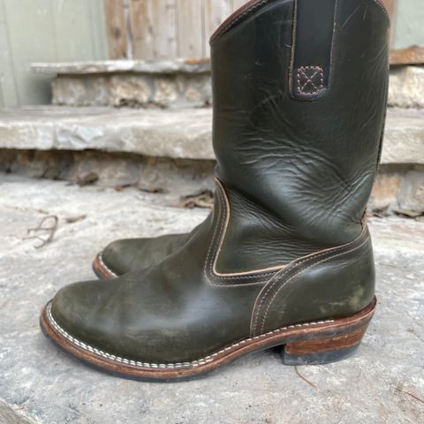 View photo of Wesco Morrison in Horween Olive Chromexcel