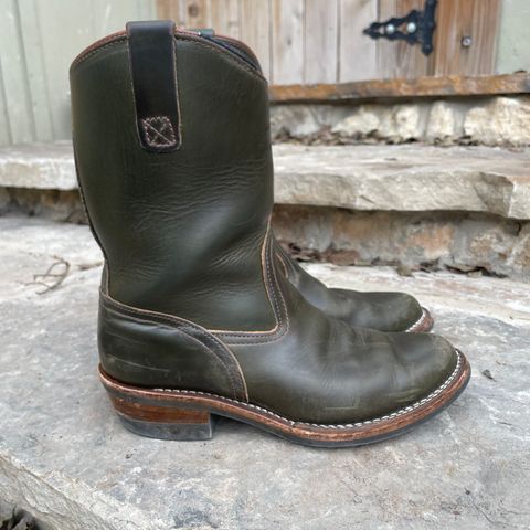 View photo of Wesco Morrison in Horween Olive Chromexcel