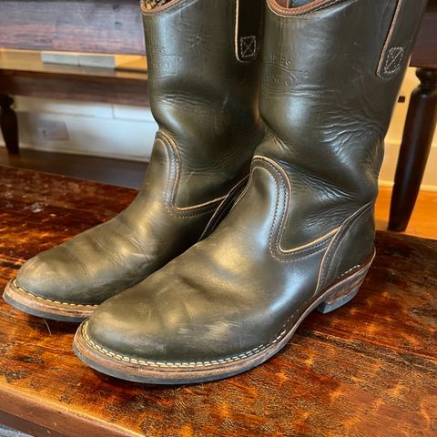 View photo of Wesco Morrison in Horween Olive Chromexcel