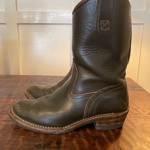 View photo of Wesco Morrison in Horween Olive Chromexcel