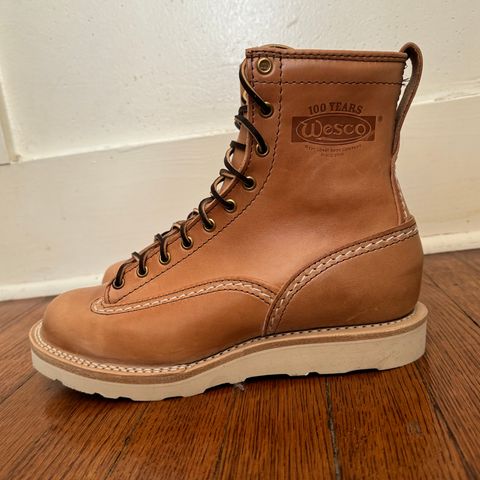 Wesco Jobmaster in Maryam Natural Horsehide