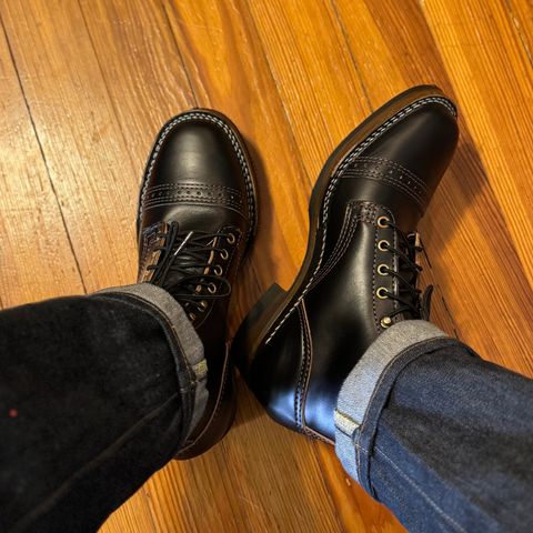 Wesco x S&S Axe Breaker in Horween Black Chromexcel Horsehide