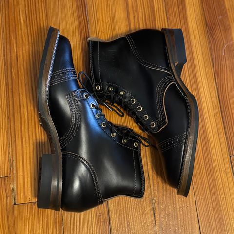 Wesco x S&S Axe Breaker in Horween Black Chromexcel Horsehide