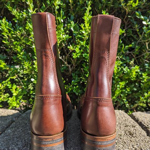 Eastman Leather Raider Boots in Walnut Horsehide