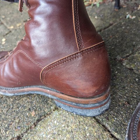 Eastman Leather Raider Boots in Walnut Horsehide