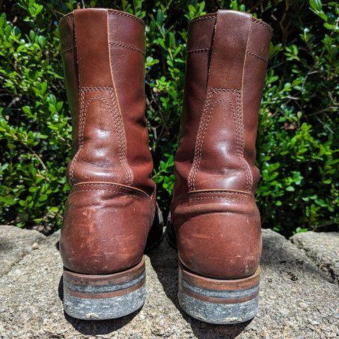 Eastman Leather Raider Boots in Walnut Horsehide