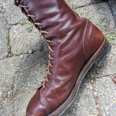 Eastman Leather Raider Boots in Walnut Horsehide