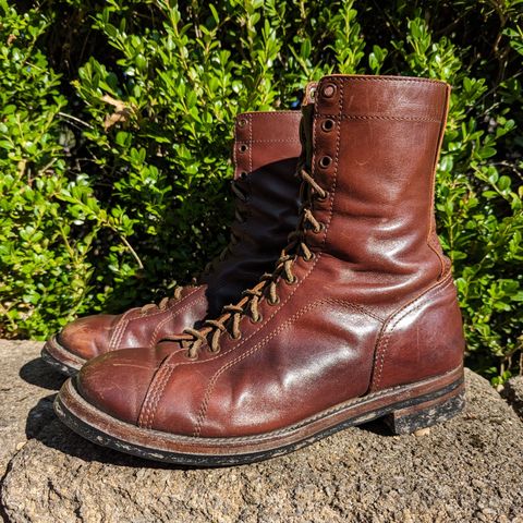 Search result thumbnail of Eastman Leather Raider Boots in Walnut Horsehide