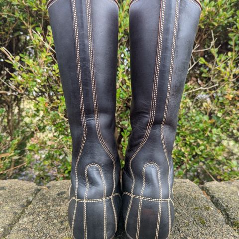 Clinch Hi-Liner in Wickett & Craig Black-Overdyed Latigo