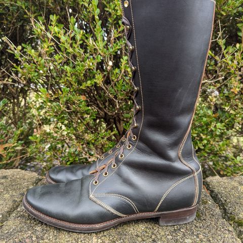 Clinch Hi-Liner in Wickett & Craig Black-Overdyed Latigo