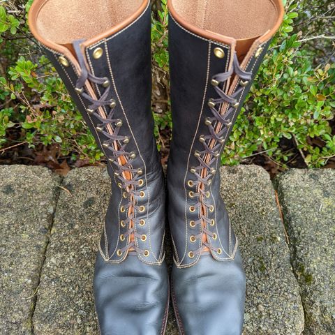Clinch Hi-Liner in Wickett & Craig Black-Overdyed Latigo