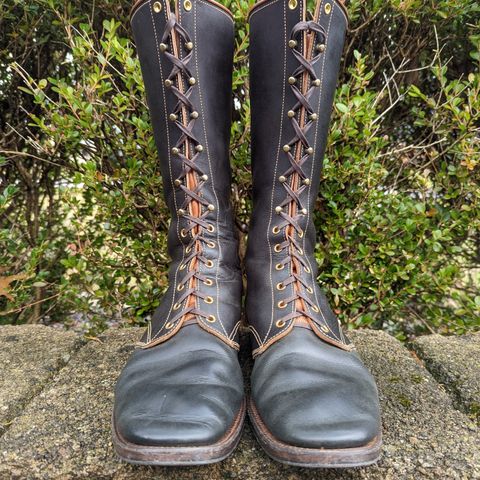 Clinch Hi-Liner in Wickett & Craig Black-Overdyed Latigo