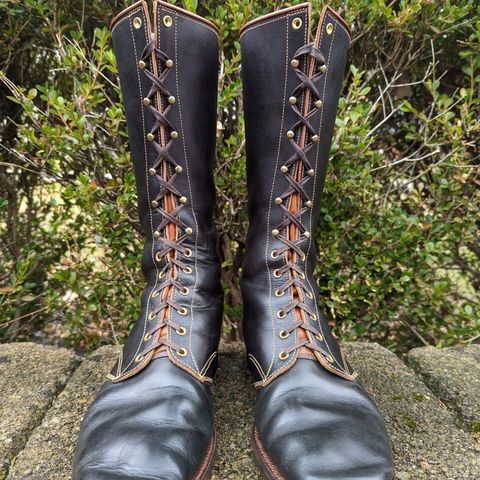 Clinch Hi-Liner in Wickett & Craig Black-Overdyed Latigo