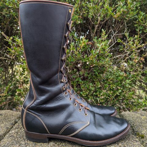 Clinch Hi-Liner in Wickett & Craig Black-Overdyed Latigo
