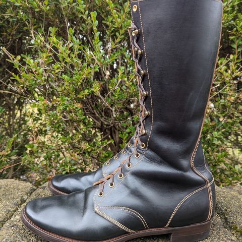 Clinch Hi-Liner in Wickett & Craig Black-Overdyed Latigo