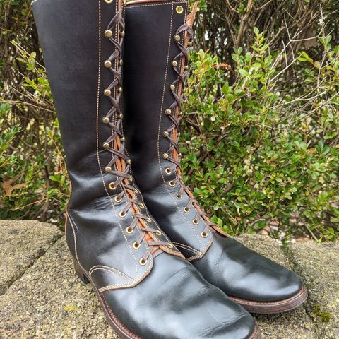 Clinch Hi-Liner in Wickett & Craig Black-Overdyed Latigo