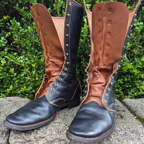 Clinch Hi-Liner in Wickett & Craig Black-Overdyed Latigo