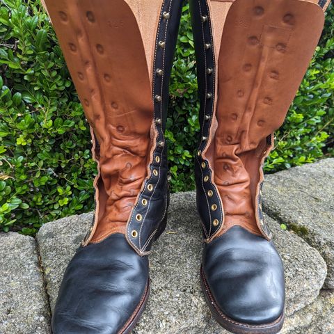 Clinch Hi-Liner in Wickett & Craig Black-Overdyed Latigo