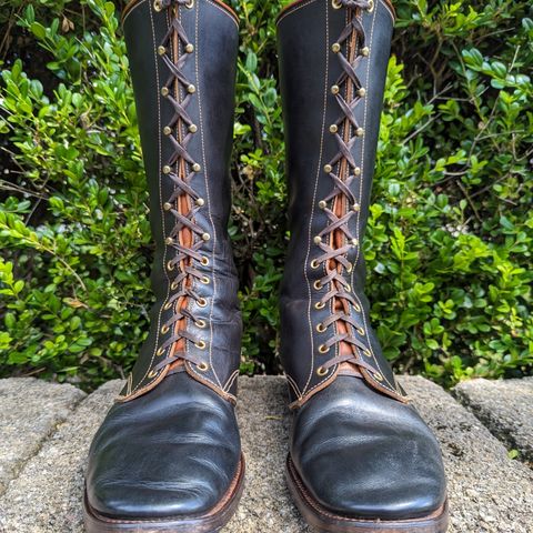 Clinch Hi-Liner in Wickett & Craig Black-Overdyed Latigo