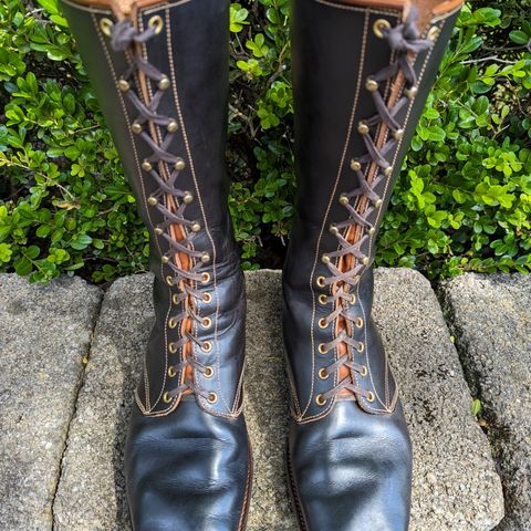 Clinch Hi-Liner in Wickett & Craig Black-Overdyed Latigo