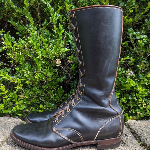 Clinch Hi-Liner in Wickett & Craig Black-Overdyed Latigo