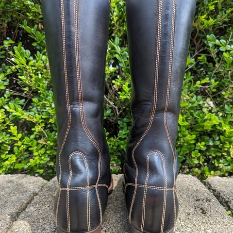 Clinch Hi-Liner in Wickett & Craig Black-Overdyed Latigo