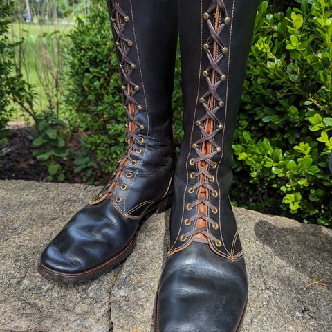 Clinch Hi-Liner in Wickett & Craig Black-Overdyed Latigo