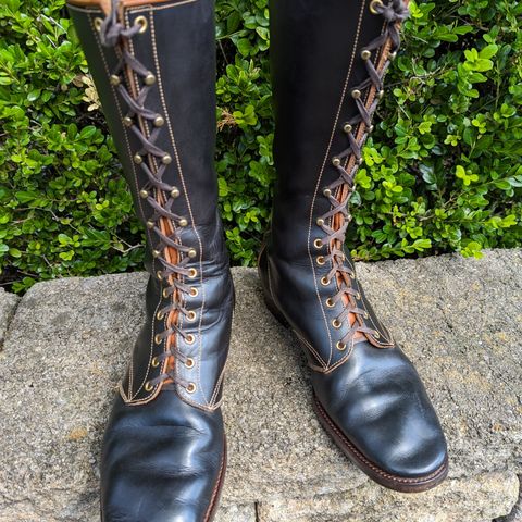 Clinch Hi-Liner in Wickett & Craig Black-Overdyed Latigo