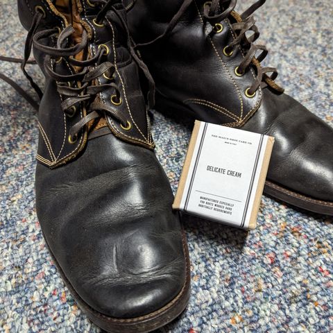 Clinch Hi-Liner in Wickett & Craig Black-Overdyed Latigo