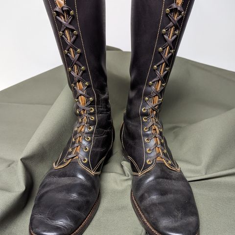 Clinch Hi-Liner in Wickett & Craig Black-Overdyed Latigo