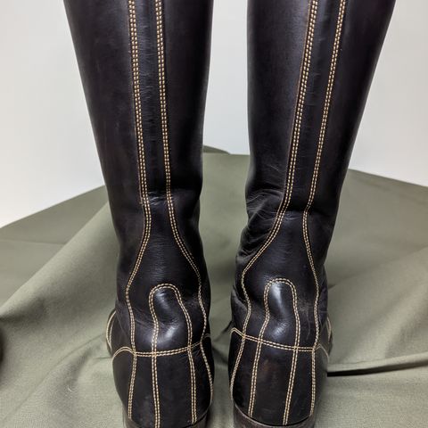 Clinch Hi-Liner in Wickett & Craig Black-Overdyed Latigo
