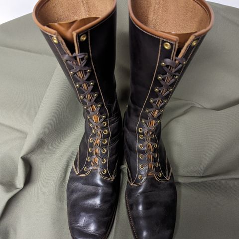 Clinch Hi-Liner in Wickett & Craig Black-Overdyed Latigo