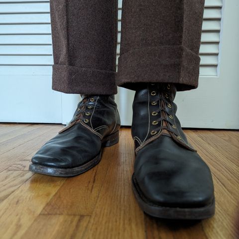 Clinch Hi-Liner in Wickett & Craig Black-Overdyed Latigo