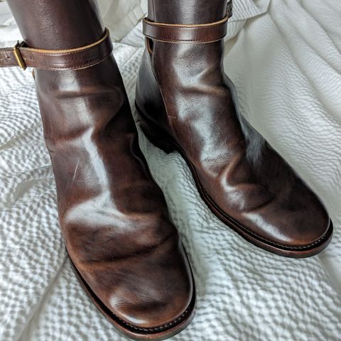 View photo of Benzein Jodhpur Boots in Maryam Brown Horsebutt