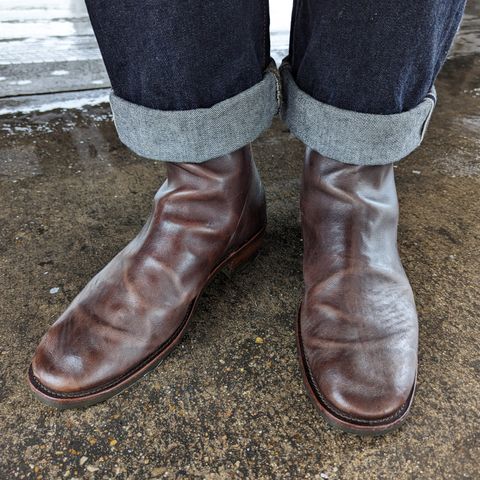 View photo of Benzein Jodhpur Boots in Maryam Brown Horsebutt