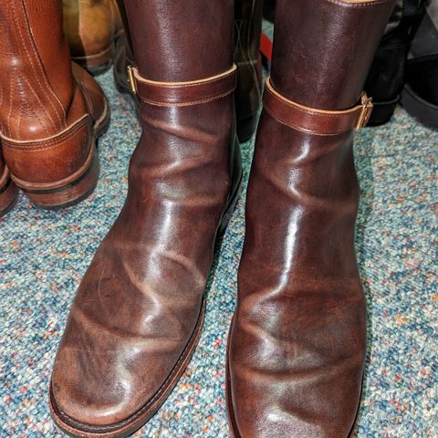 View photo of Benzein Jodhpur Boots in Maryam Brown Horsebutt