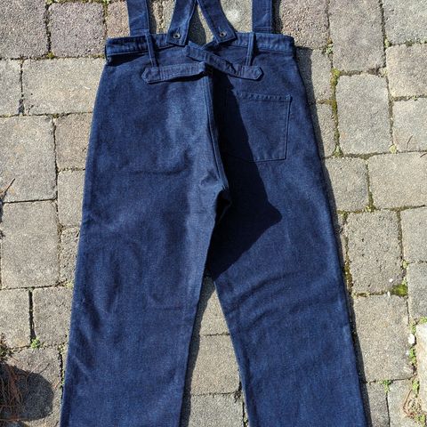 View photo of Black Sign Sashiko Miner Trousers in Unknown Material