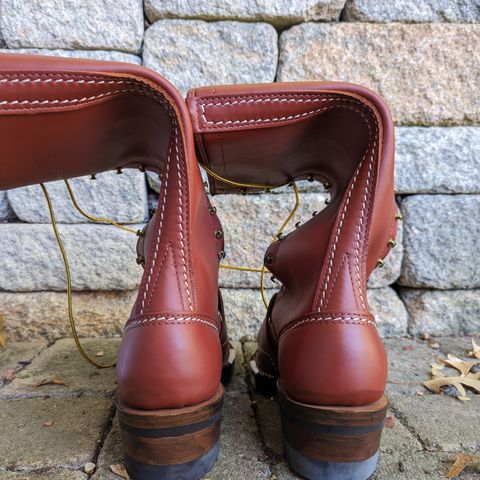 Wesco Highliner in Seidel Redwood Oil Tan