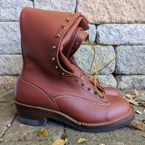 Wesco Highliner in Seidel Redwood Oil Tan