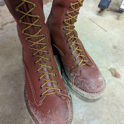 Wesco Highliner in Seidel Redwood Oil Tan