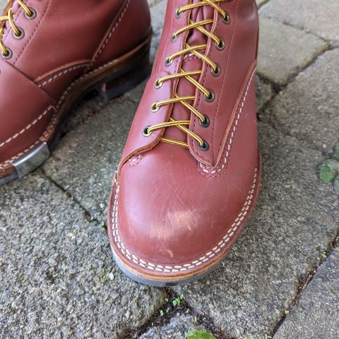 Wesco Highliner in Seidel Redwood Oil Tan