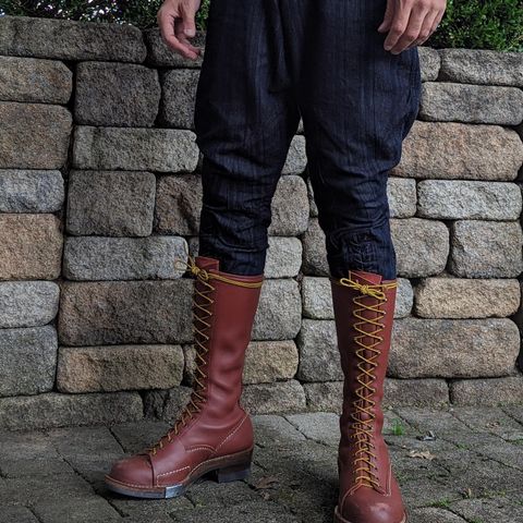 Wesco Highliner in Seidel Redwood Oil Tan